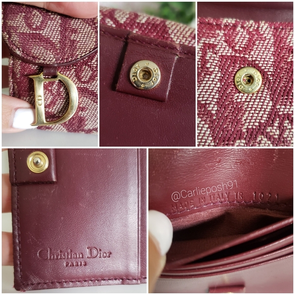 *SOLD* Authentic Pre-owned Vintage Dior Compact Saddle Wallet - Picture 12 of 13